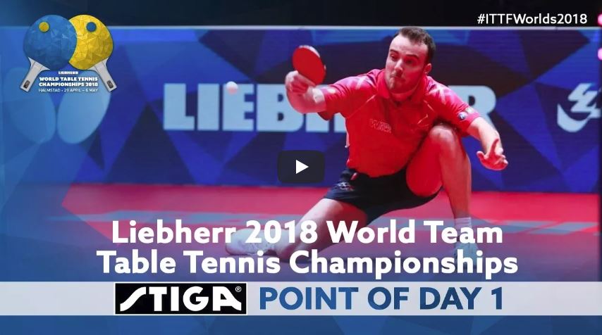 2018 ITTF Team World Championships - STIGA Point of Day 1