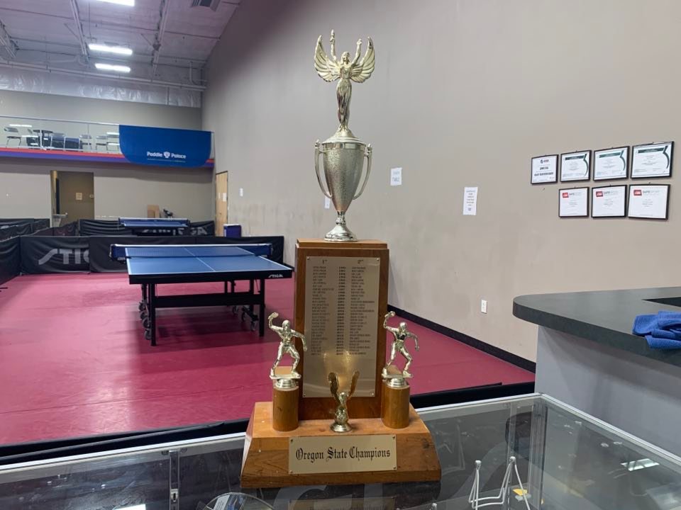 Oregon State Trophy,Ryan Hoarfrost & Jiwei Xia,,Oregon State Champion Trophy,