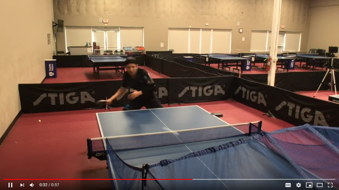 Paddle Palace Pro Table Tennis Tips - FH Block