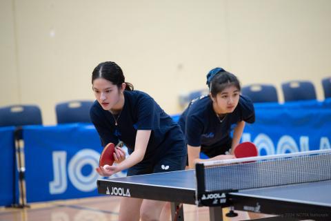 A Mark of Teamwork, Strategy, and Footwork is the NCTTA Doubles Event