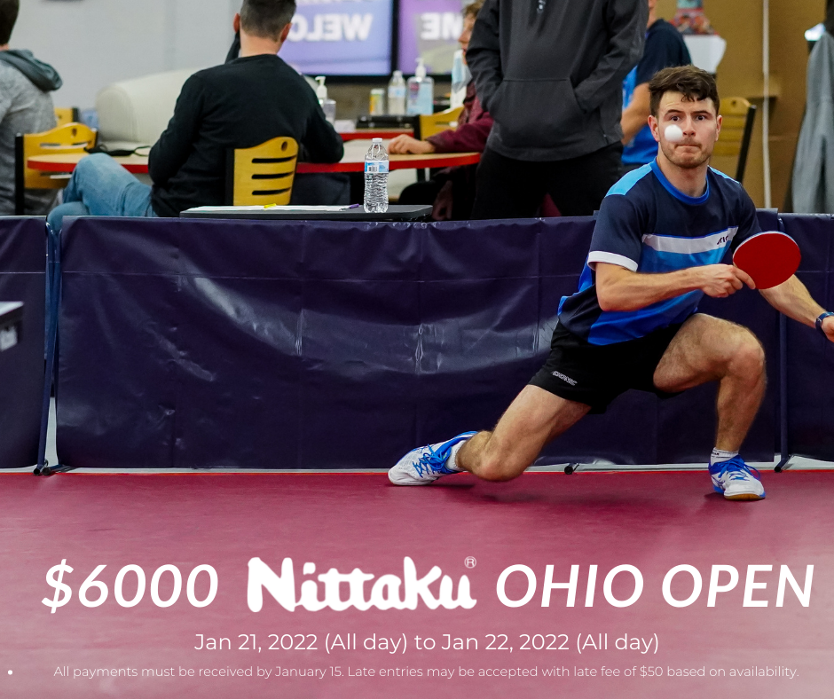 2022 Nittaku Ohio Open,,,,