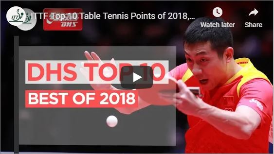 DHS ITTF Top 10 Points of 2018