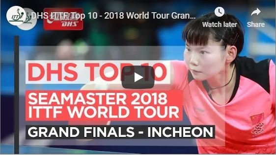 DHS ITTF Top 10 - 2018 World Tour Grand Finals