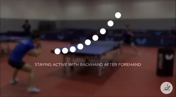 Staying Active: Backhand After Forehand