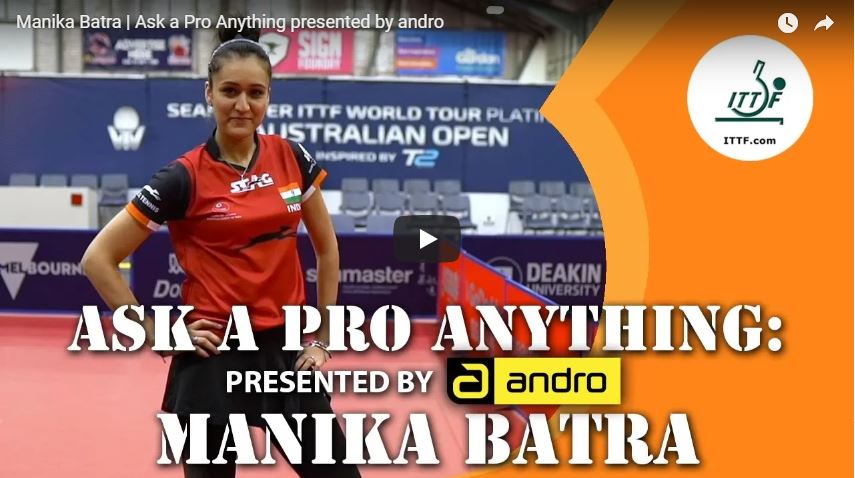 Manika Batra , Ask a Pro Anything presented by andro