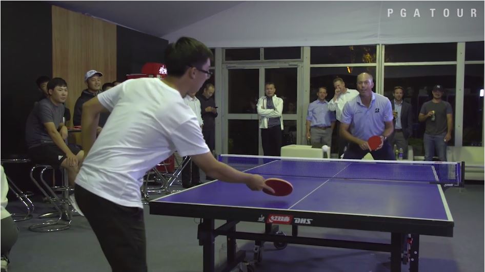 NFL's Cardinals RB David Johnson Loves Table Tennis & PGA Players Play for Bragging Rights