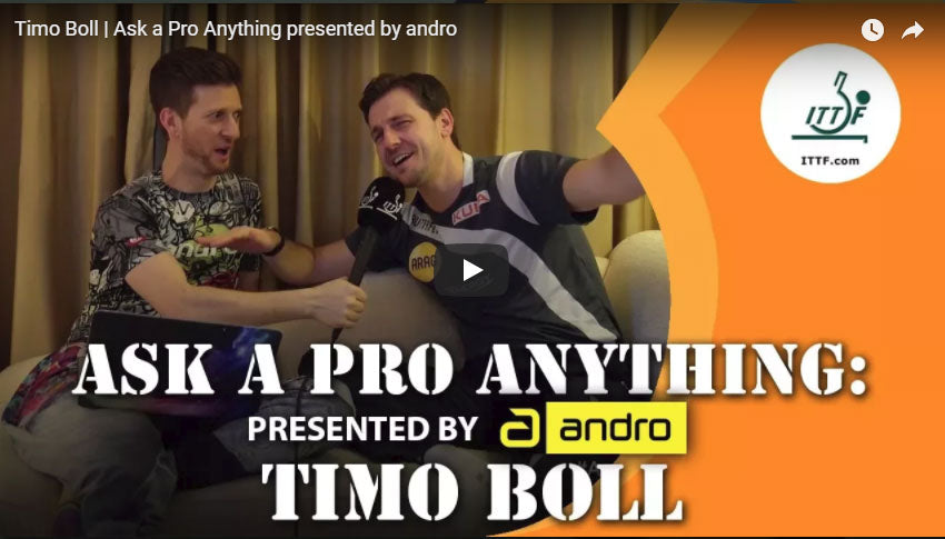 Ask a Pro Anything - Timo Boll,Timo Boll ALC,