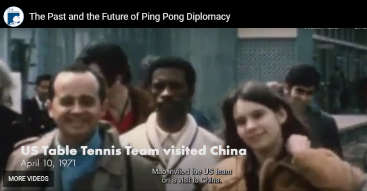 Ping-Pong Diplomacy