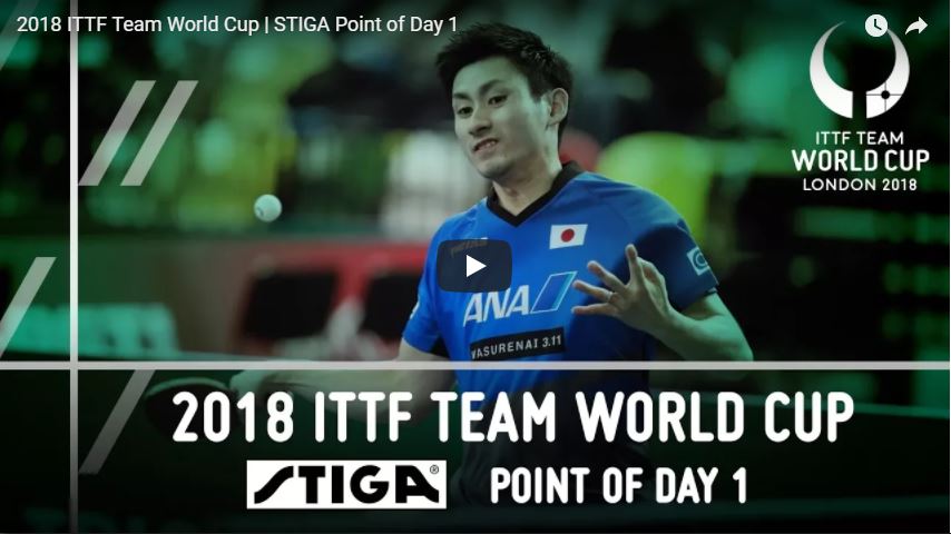 2018 ITTF Team World Cup - STIGA Point of Day 1,STIGA Carbonado Series