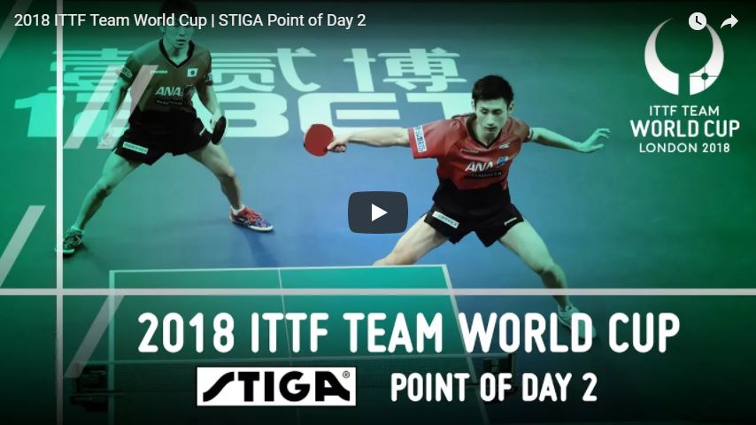 2018 ITTF Team World Cup , STIGA Point of Day 2,
