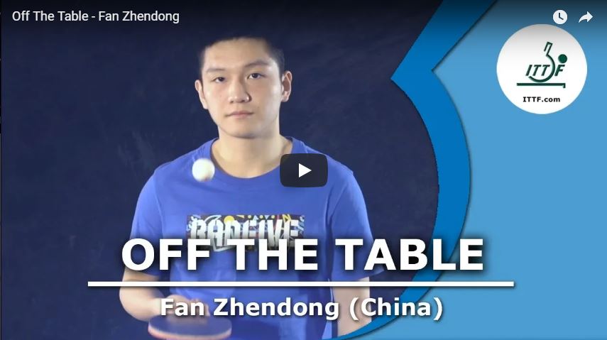 Fan Zhendong - Off The Table Interview,Stiga Infinity VPS V Blade