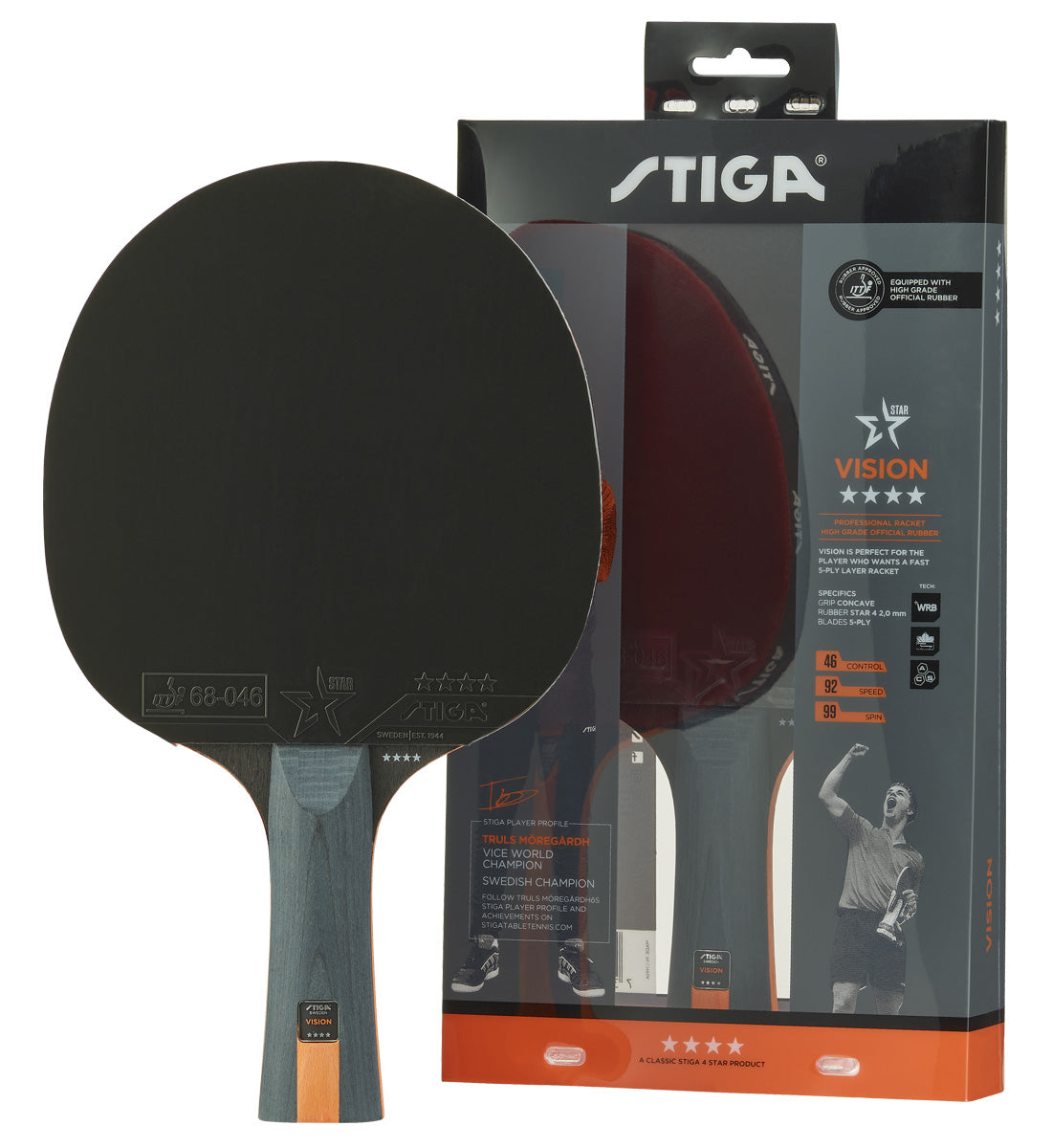 Stiga Vision 4-Star Paddle