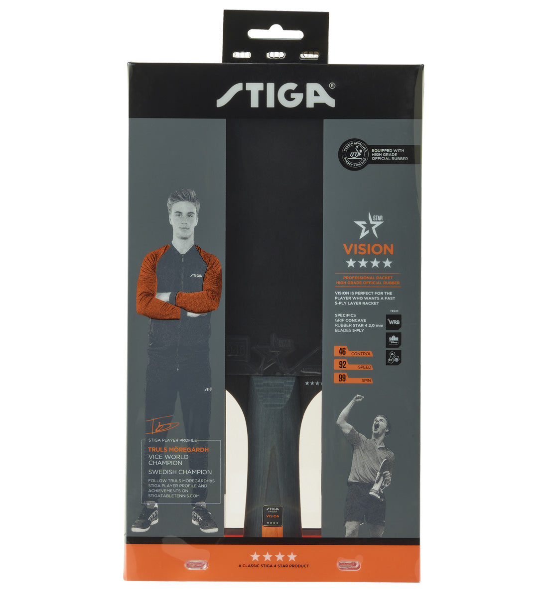 Stiga Vision 4-Star Paddle