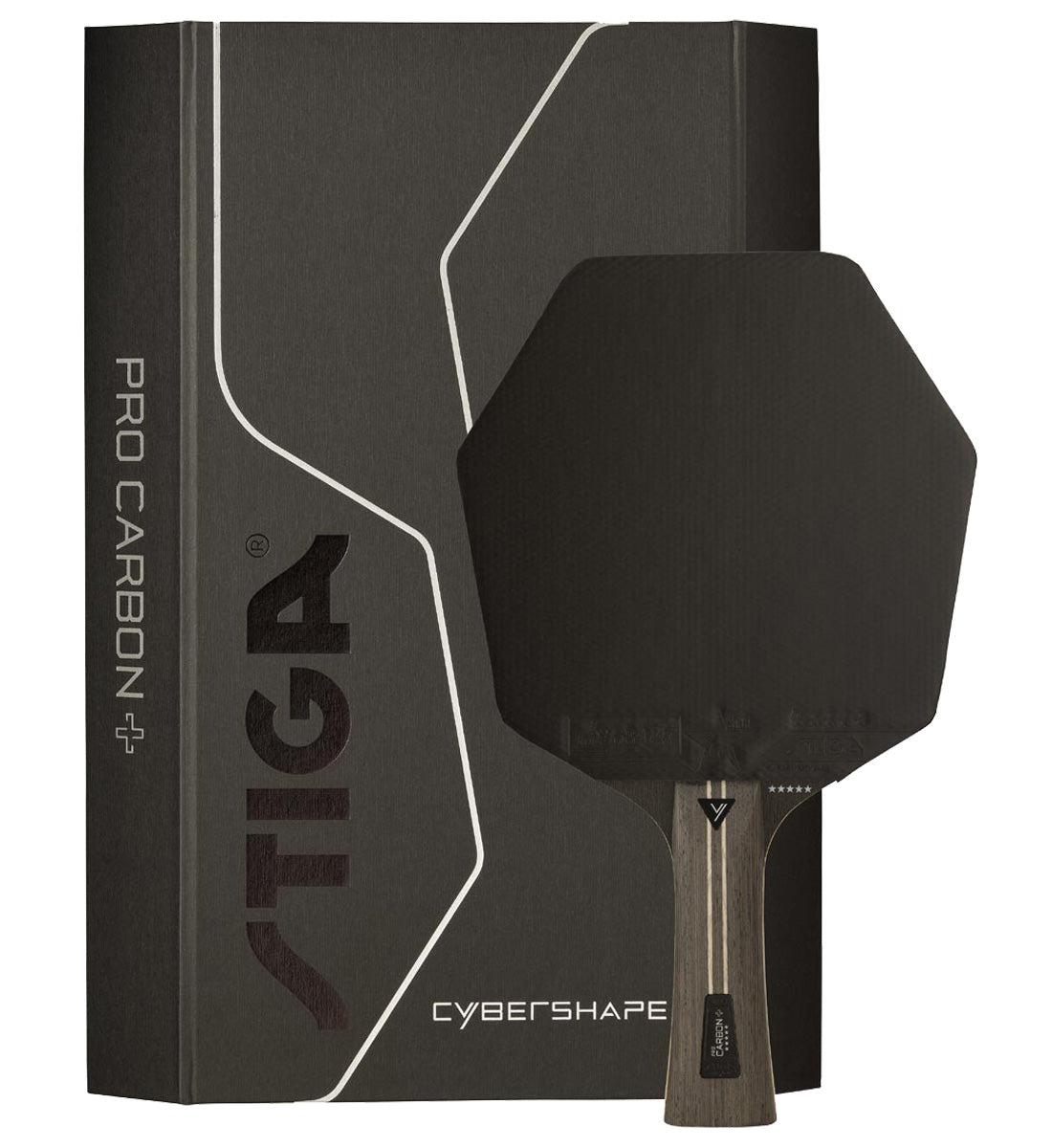 Stiga Pro Carbon+ Cybershape Paddle
