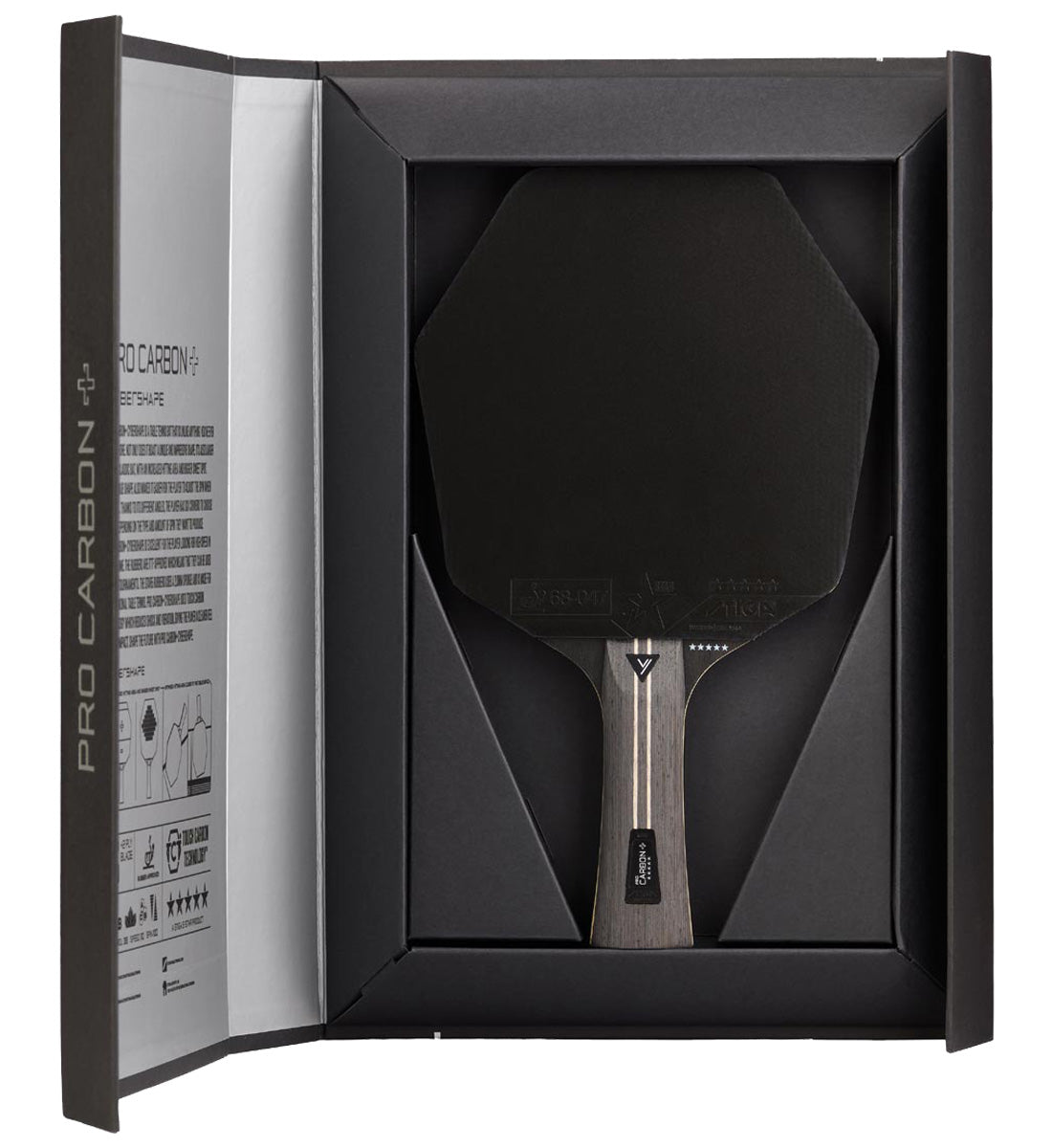 Stiga Pro Carbon+ Cybershape Paddle
