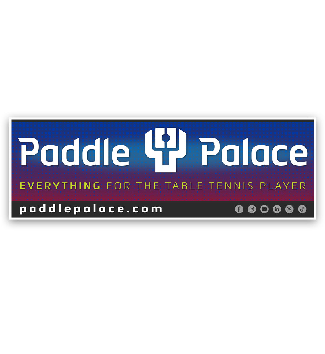 Paddle Palace Banner 6' x 2'