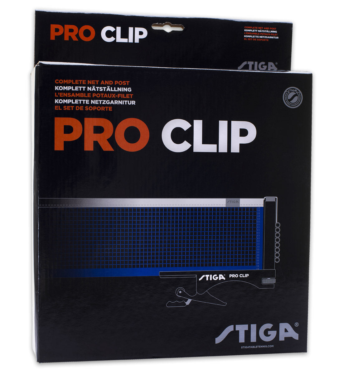 Stiga Pro Clip Net Set
