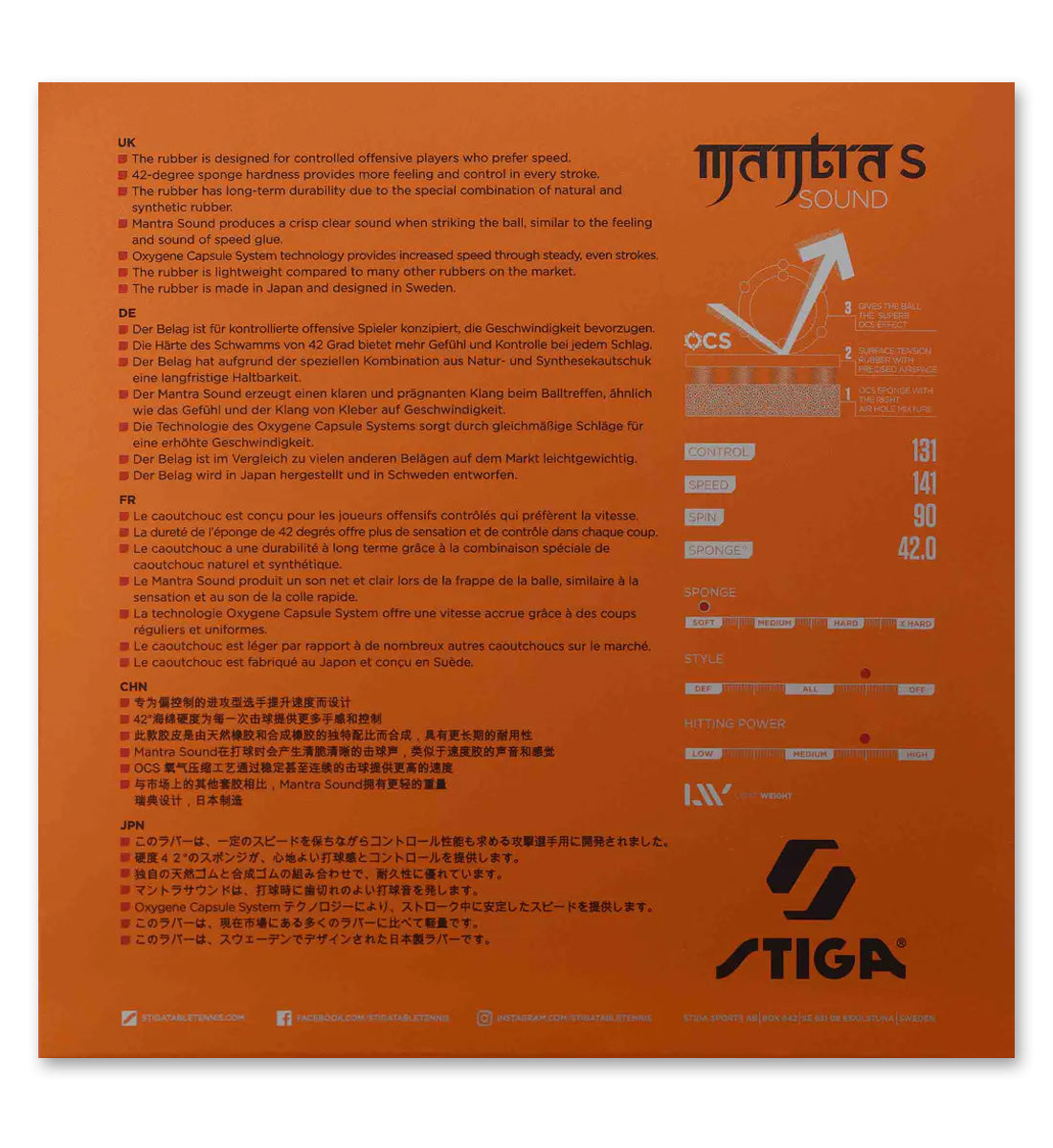 Stiga Mantra Sound